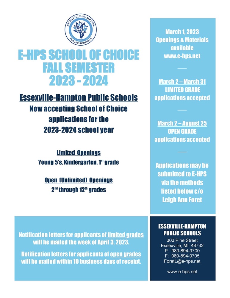 School of Choice 2023-24